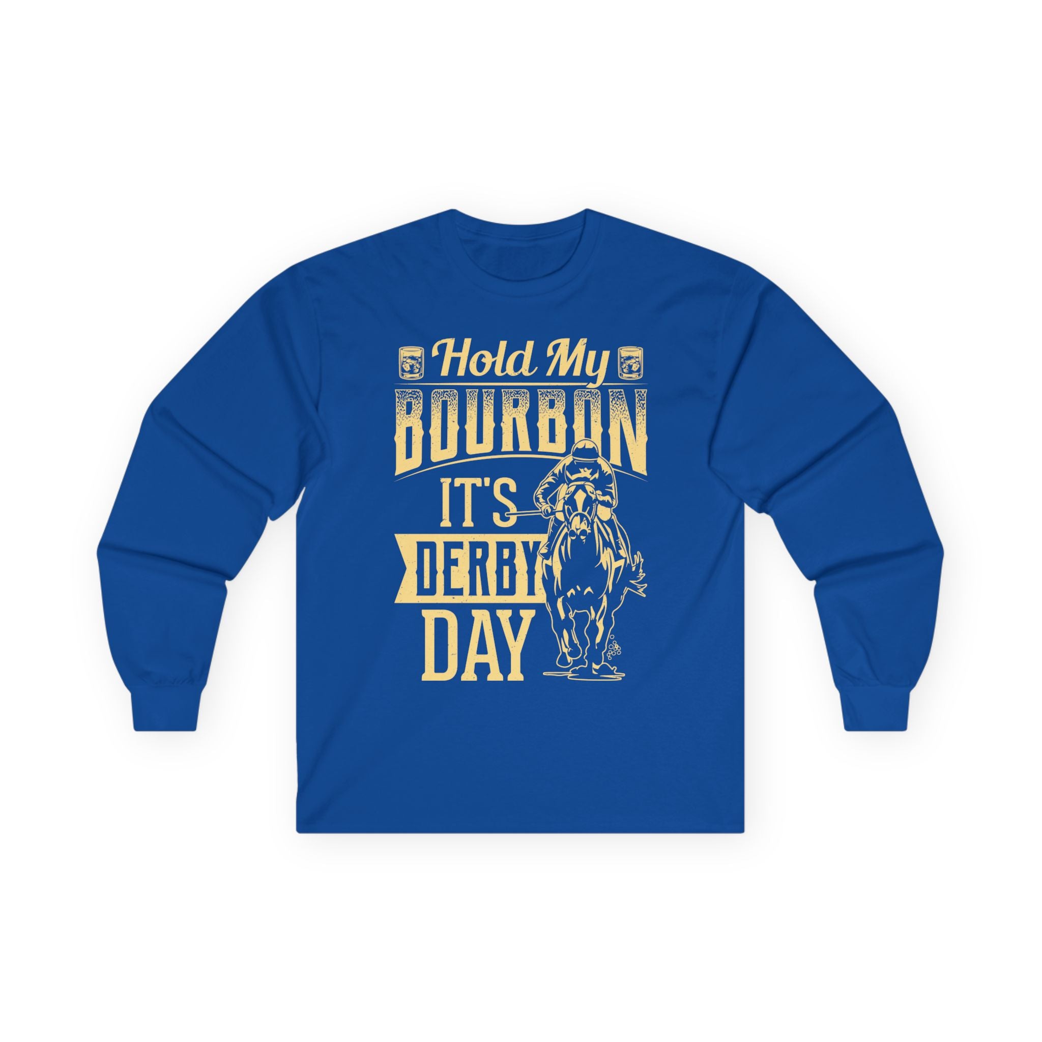 Derby Day Cotton Long Sleeve Tee