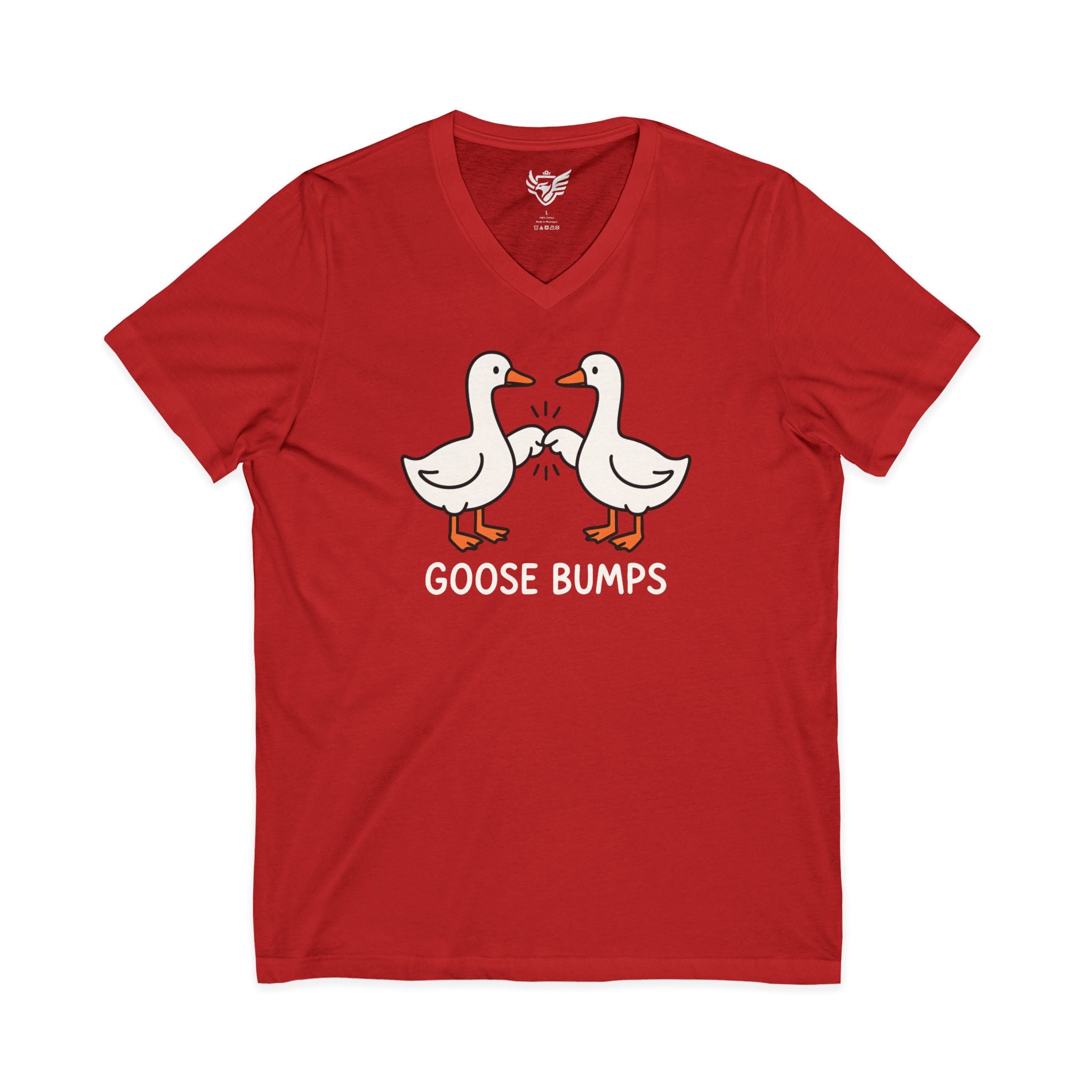 Goose Bumps Jersey Short Sleeve V-Neck Tee