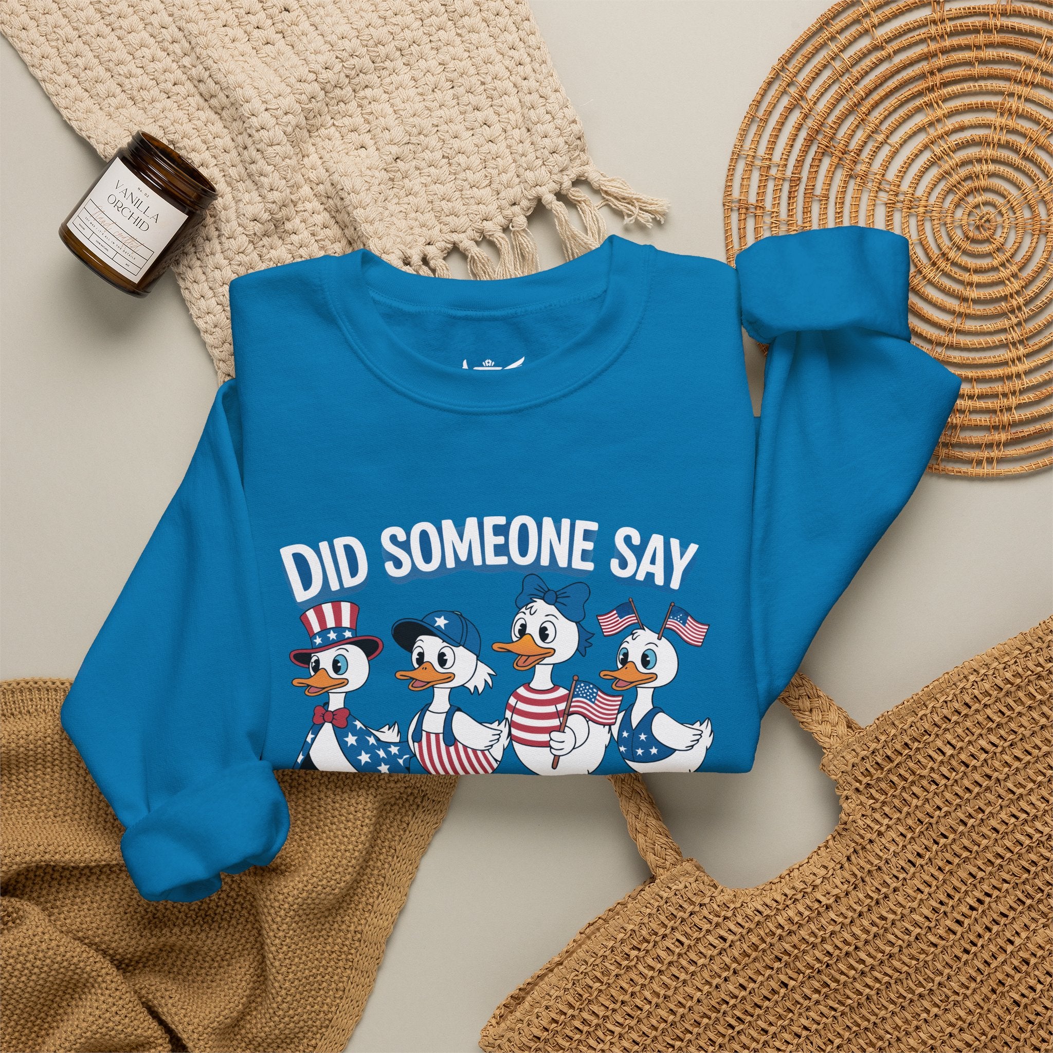 Firequackers Heavy Blend™ Crewneck Sweatshirt