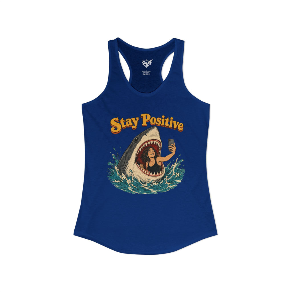 Stay Positive Ideal Racerback Tank