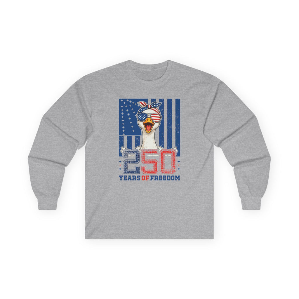 Celebration Goose Cotton Long Sleeve Tee