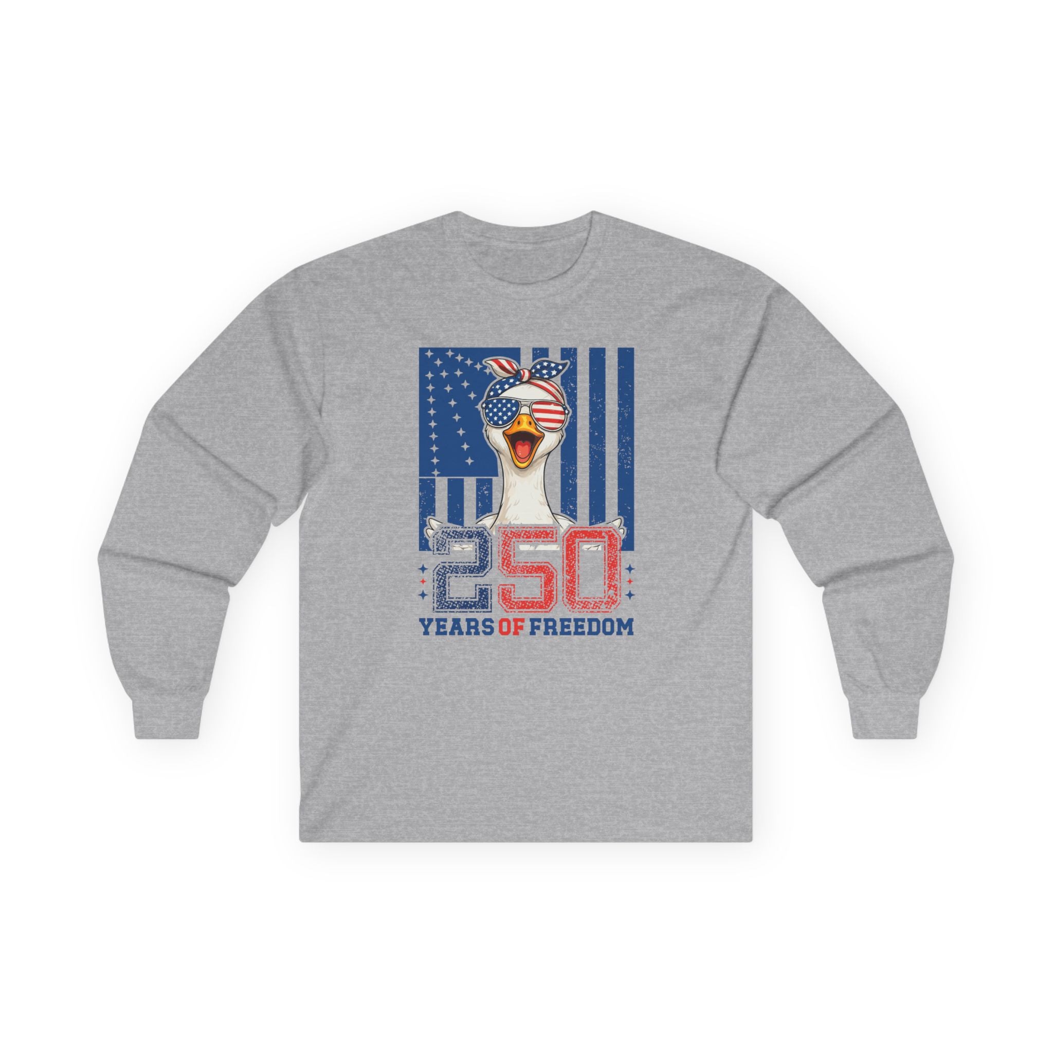 Celebration Goose Cotton Long Sleeve Tee
