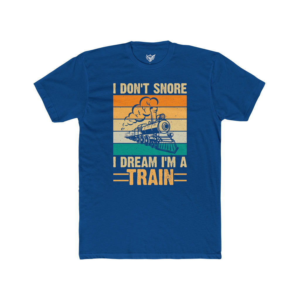 I Don't Snore Cotton Crew Tee