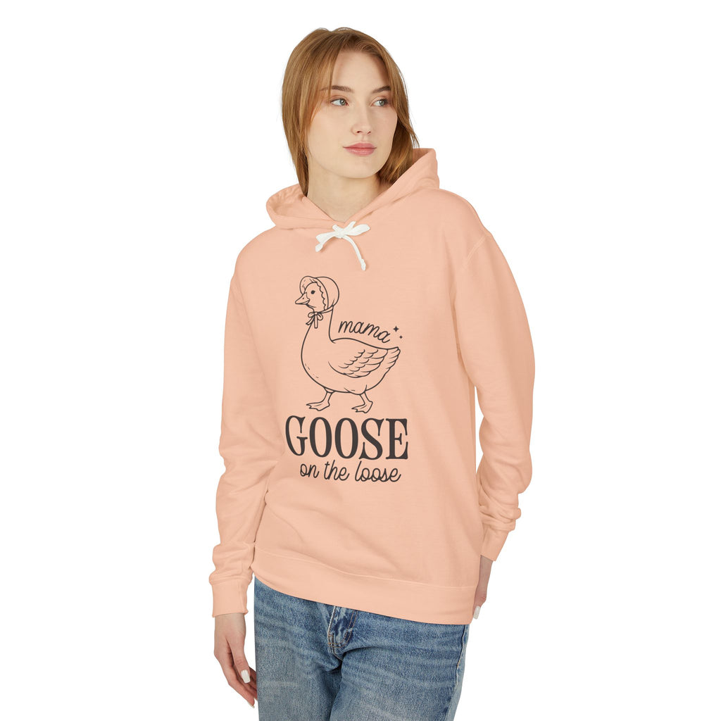 Mama Goose on the Loose Lightweight Hooded Sweatshirt