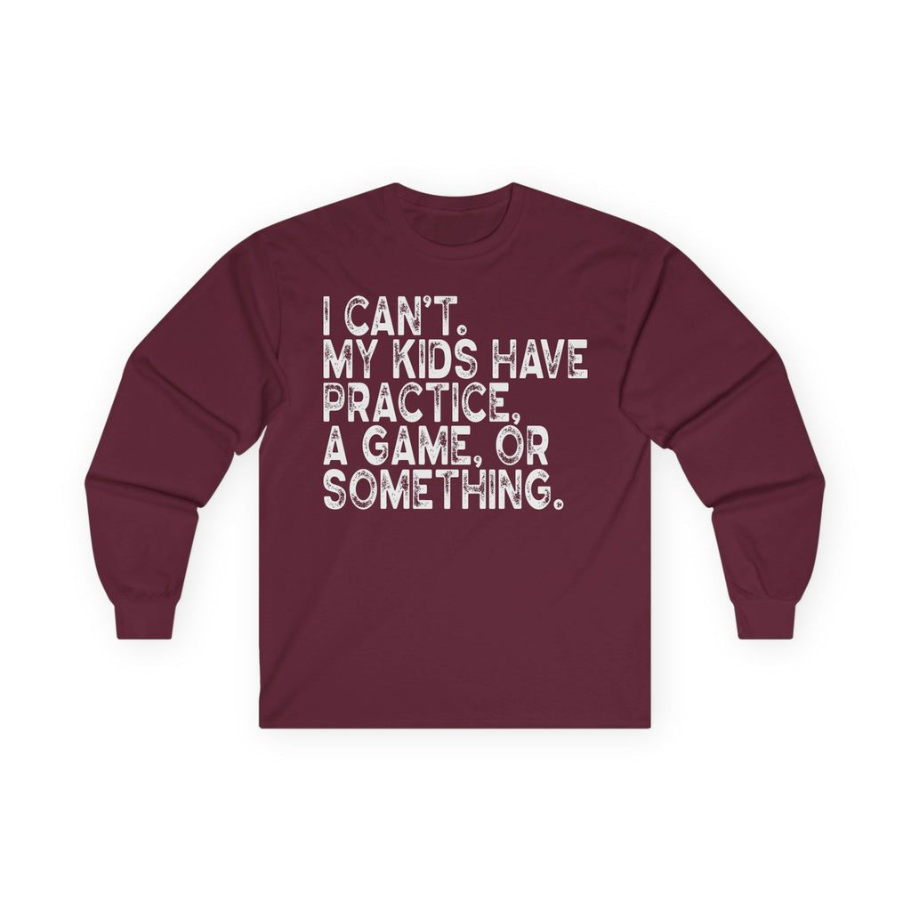 Busy Parents Cotton Long Sleeve Tee