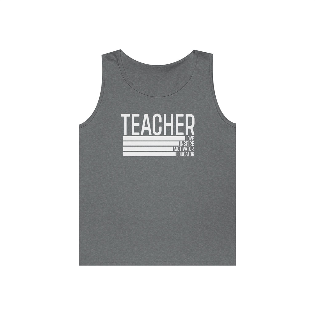 Teacher Heavy Cotton Tank Top