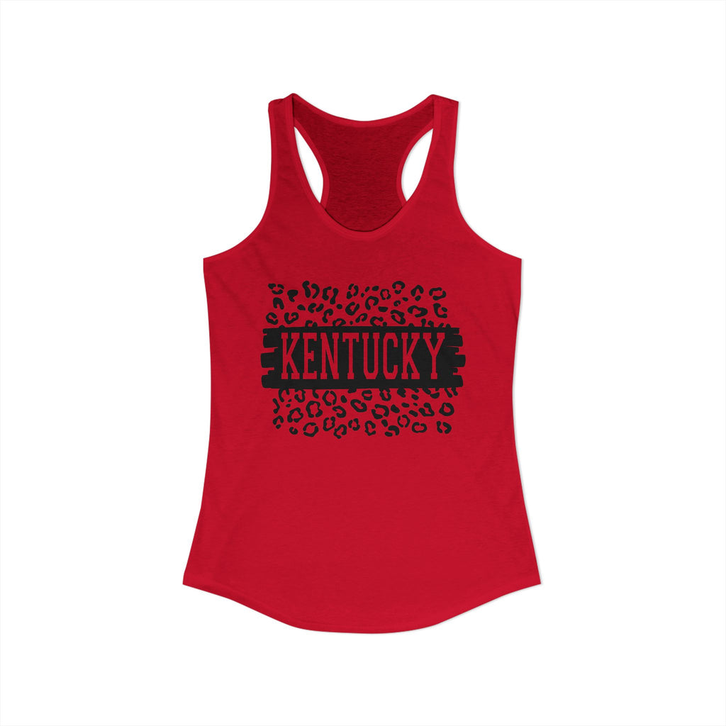Women's KY Leopard Ideal Racerback Tank