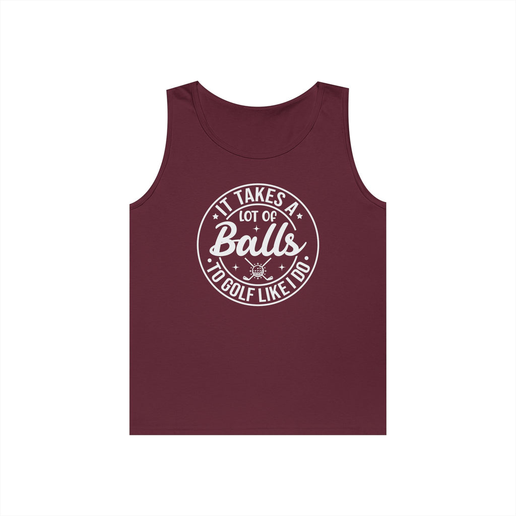 Golf Like I Do Heavy Cotton Tank Top