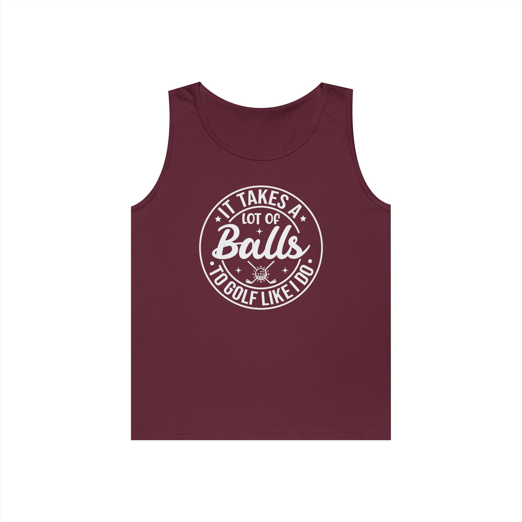 Golf Like I Do Heavy Cotton Tank Top