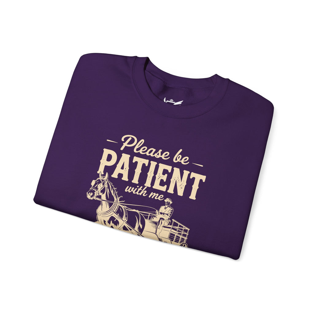 Please Be Patient With Me I'm From the 1900s Heavy Blend™ Crewneck Sweatshirt
