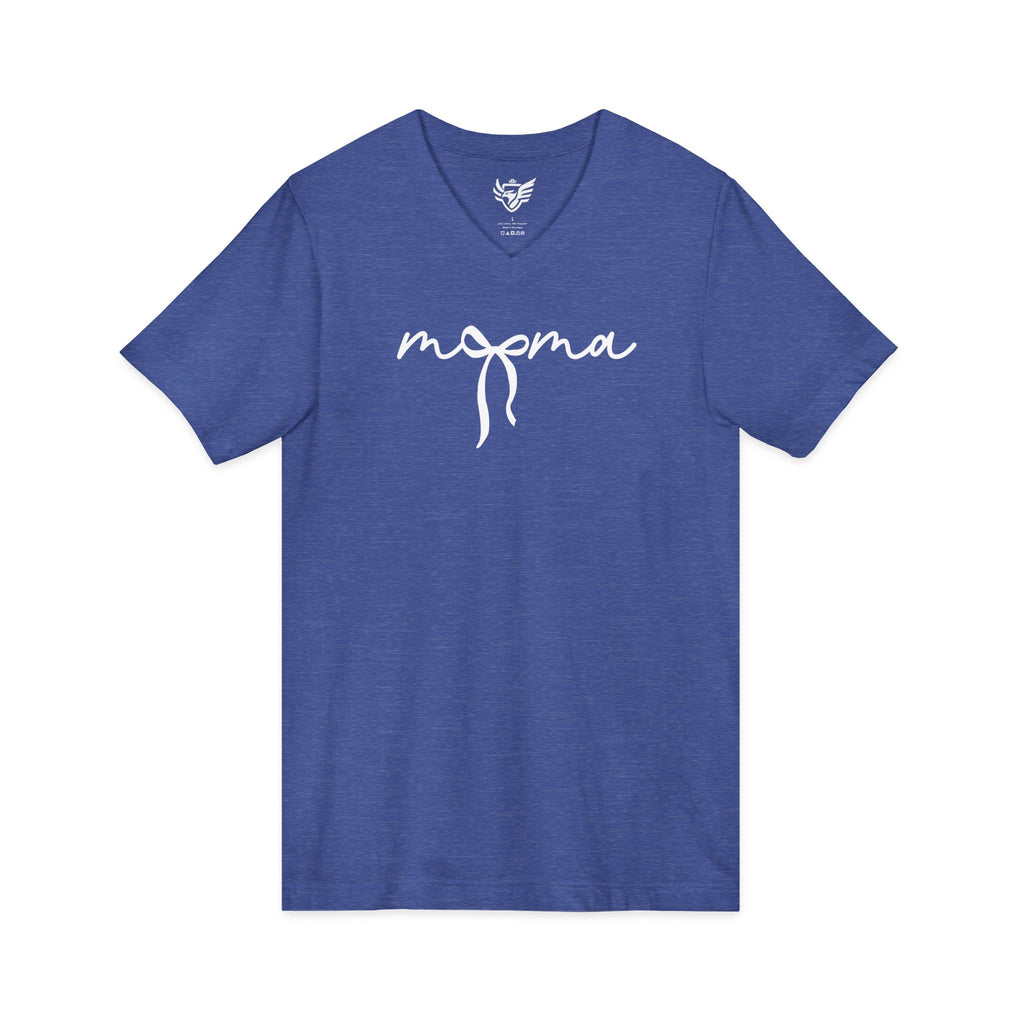 Mother's Day Jersey Short Sleeve V-Neck Tee