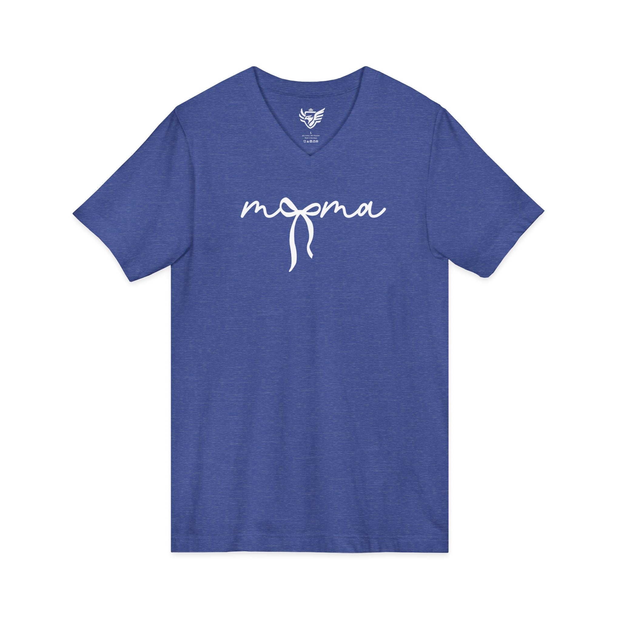 Mother's Day Jersey Short Sleeve V-Neck Tee