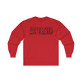 Horses Keep Me Stable Cotton Long Sleeve Tee