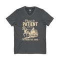 Please Be Patient With Me I'm From the 1900s Jersey Short Sleeve V-Neck Tee