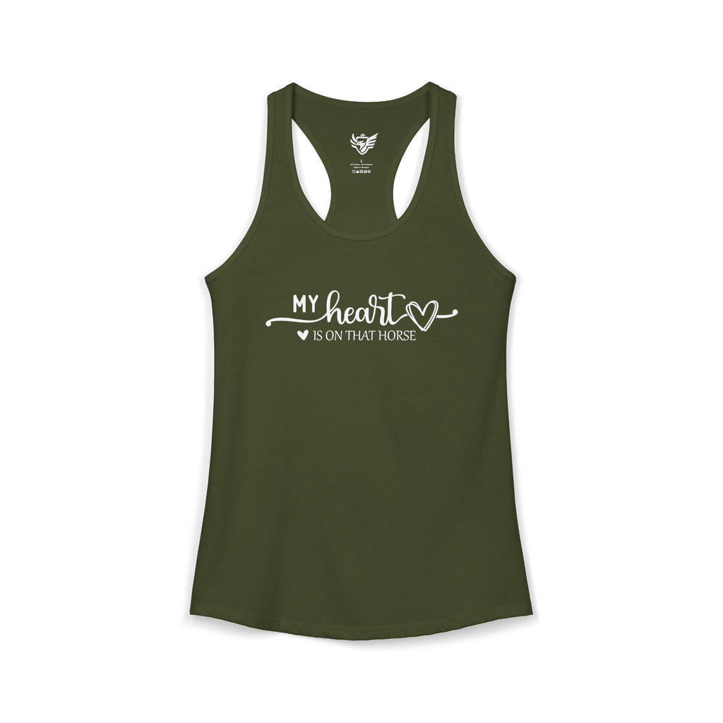 Heart on Horse Ideal Racerback Tank