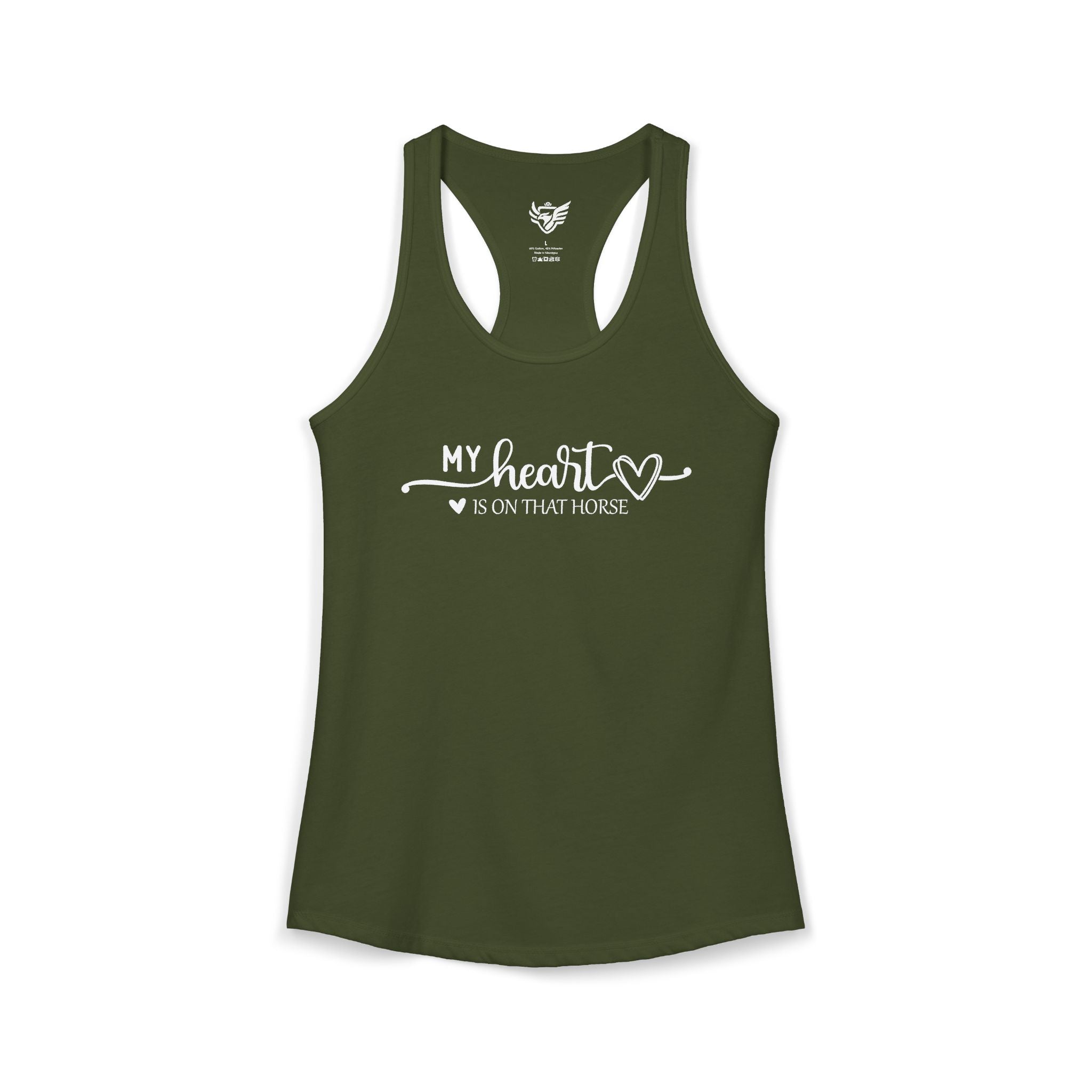 Heart on Horse Ideal Racerback Tank