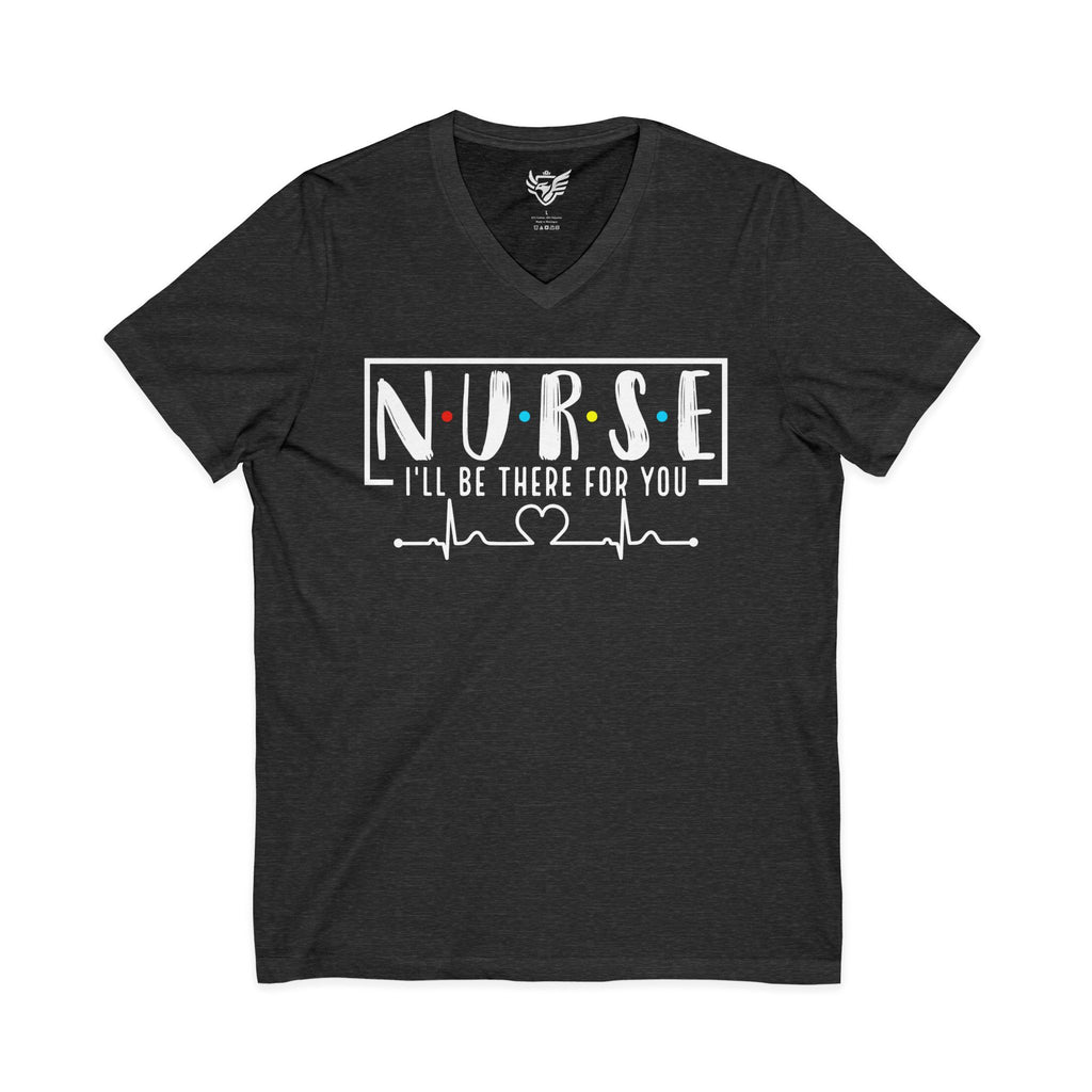 Friend's Theme Nurse Jersey Short Sleeve V-Neck Tee