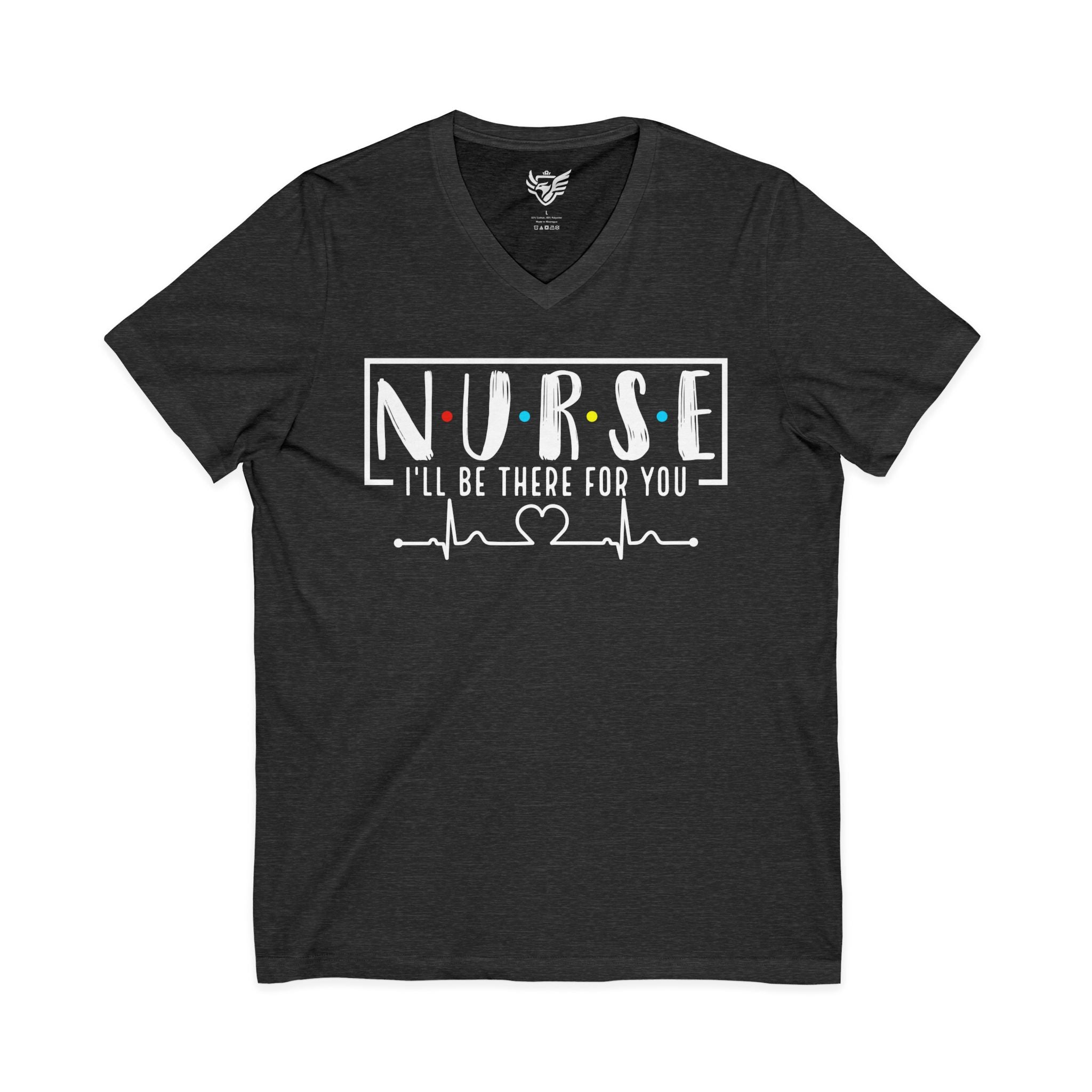 Friend's Theme Nurse Jersey Short Sleeve V-Neck Tee