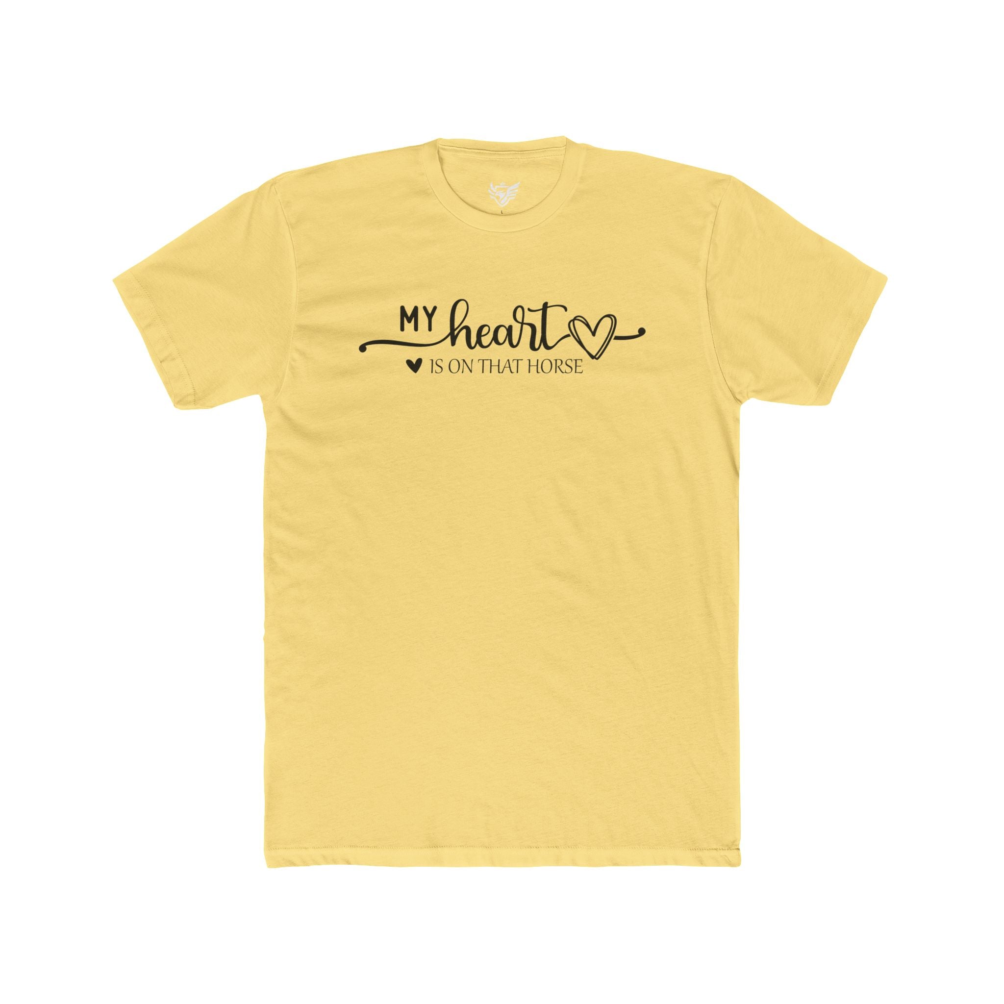 Heart on Horse Cotton Crew Tee