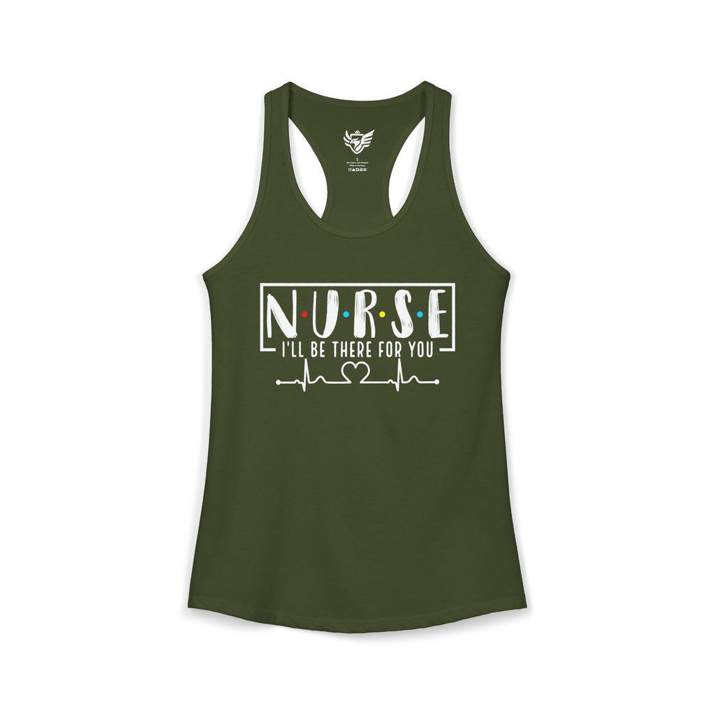 Friend's Theme Nurse Ideal Racerback Tank