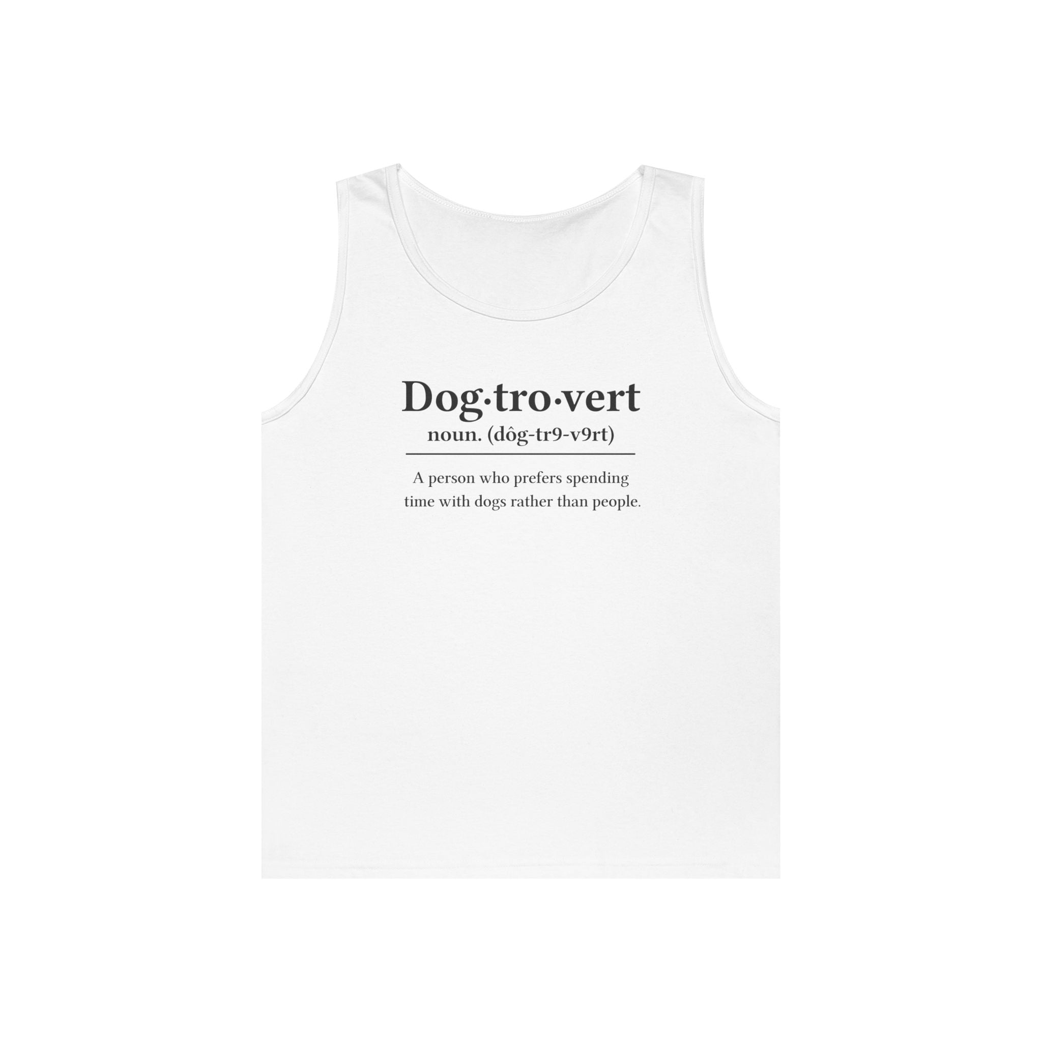 Dog-Tro-Vert Heavy Cotton Tank Top