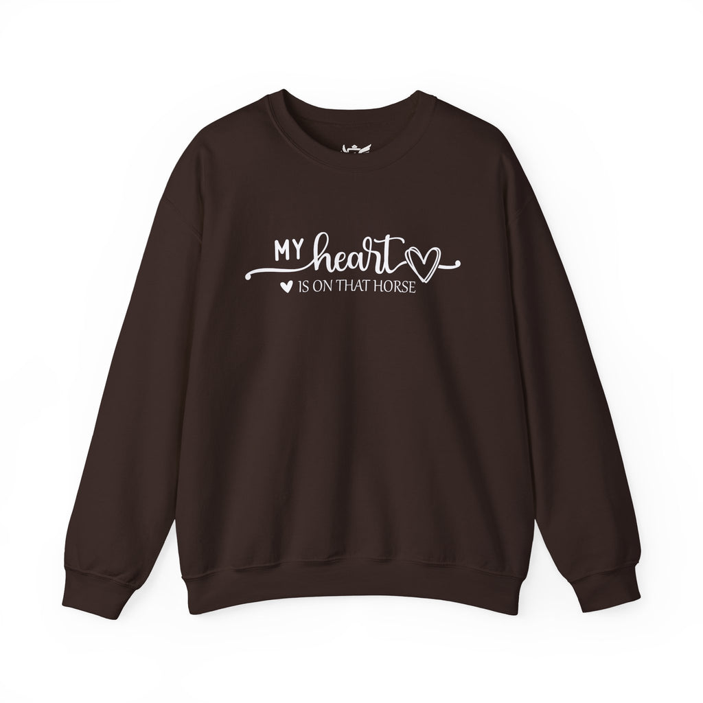 Heart on Horse Heavy Blend™ Crewneck Sweatshirt