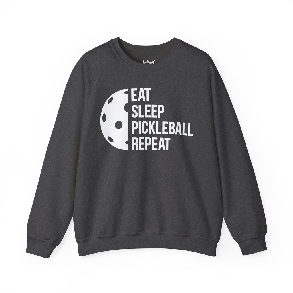 Eat Sleep Pickleball Repeat Heavy Blend™ Crewneck Sweatshirt