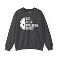 Eat Sleep Pickleball Repeat Heavy Blend™ Crewneck Sweatshirt