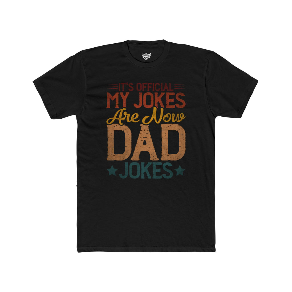 Dad Jokes Cotton Crew Tee