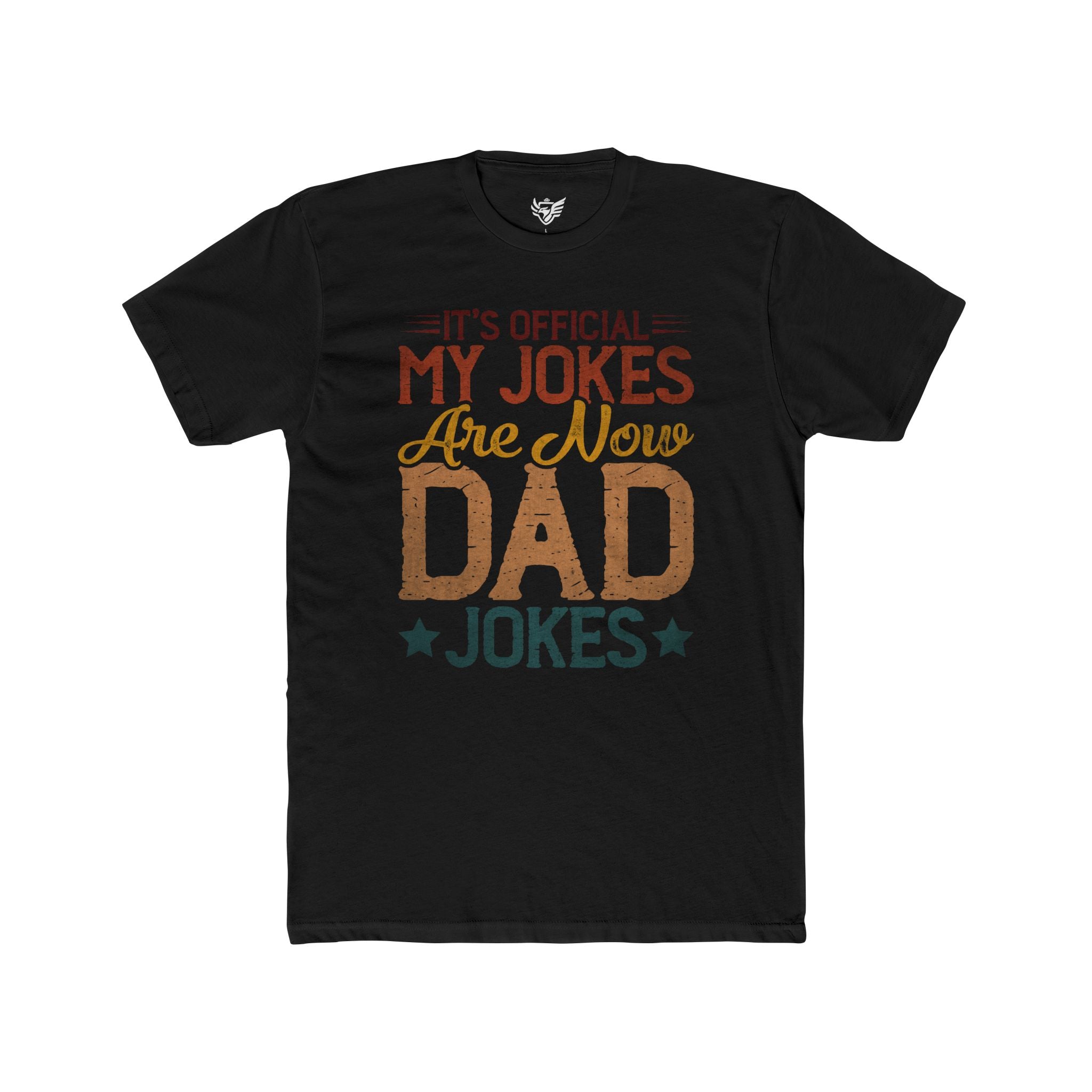 Dad Jokes Cotton Crew Tee