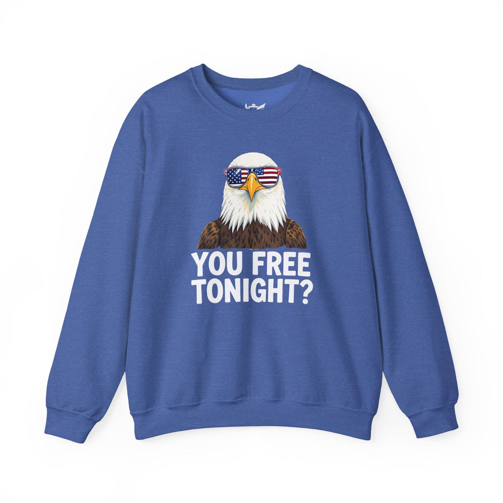You Free Tonight? Heavy Blend™ Crewneck Sweatshirt