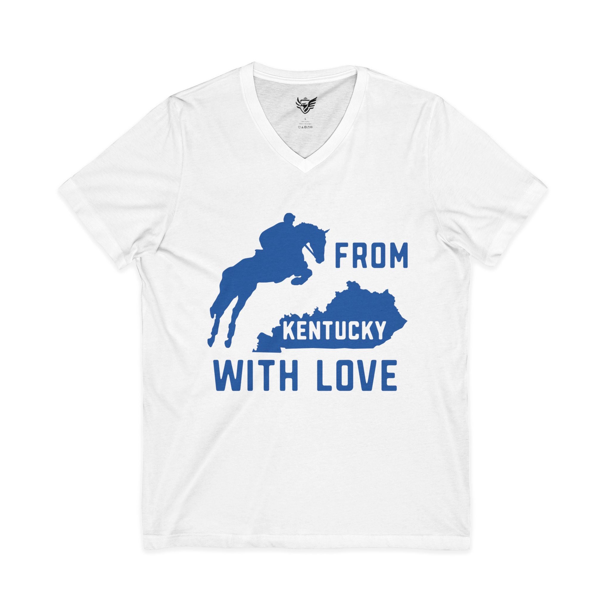 KY with Love Jersey Short Sleeve V-Neck Tee