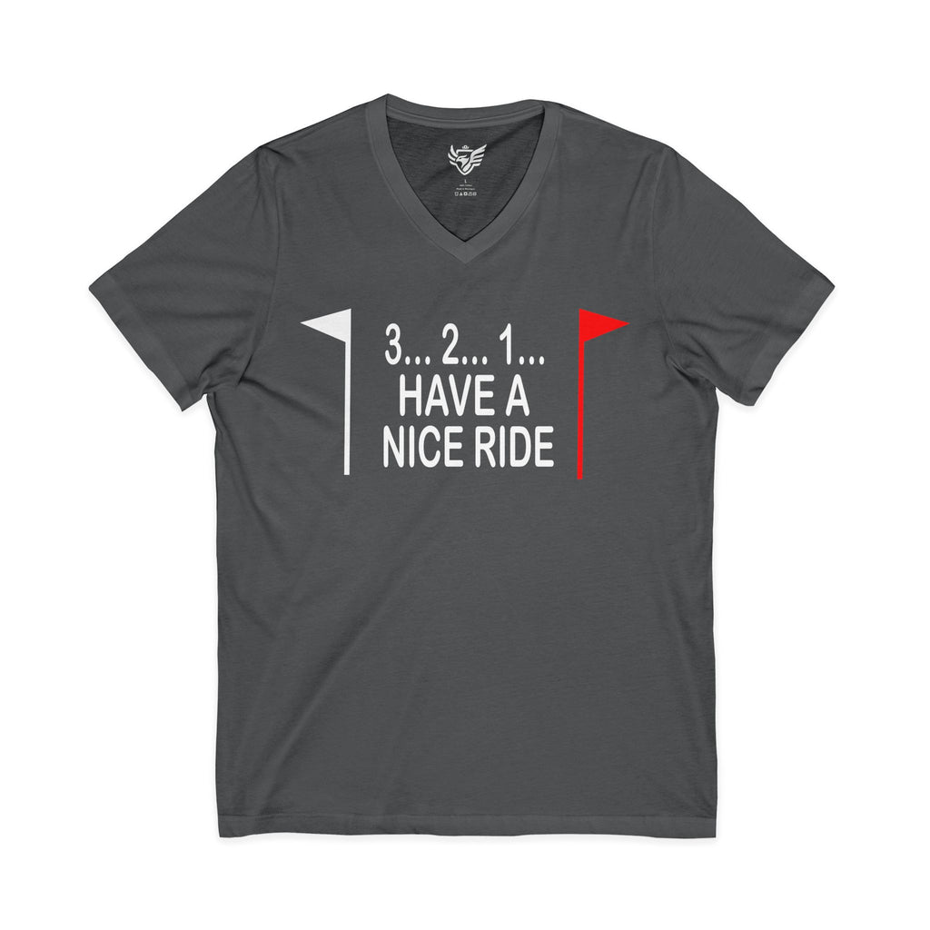Have a Nice Ride Jersey Short Sleeve V-Neck Tee