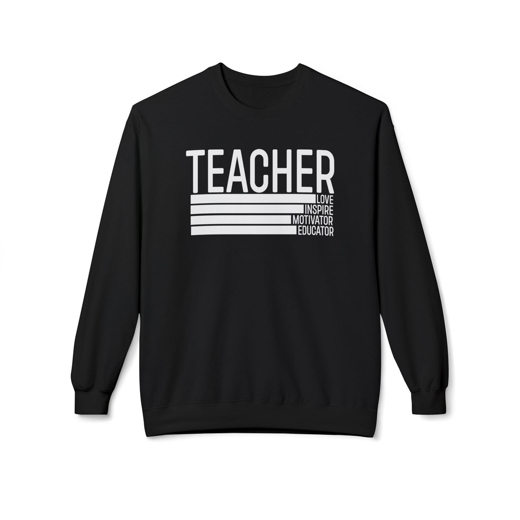 Teacher Midweight Softstyle Fleece Crewneck Sweatshirt