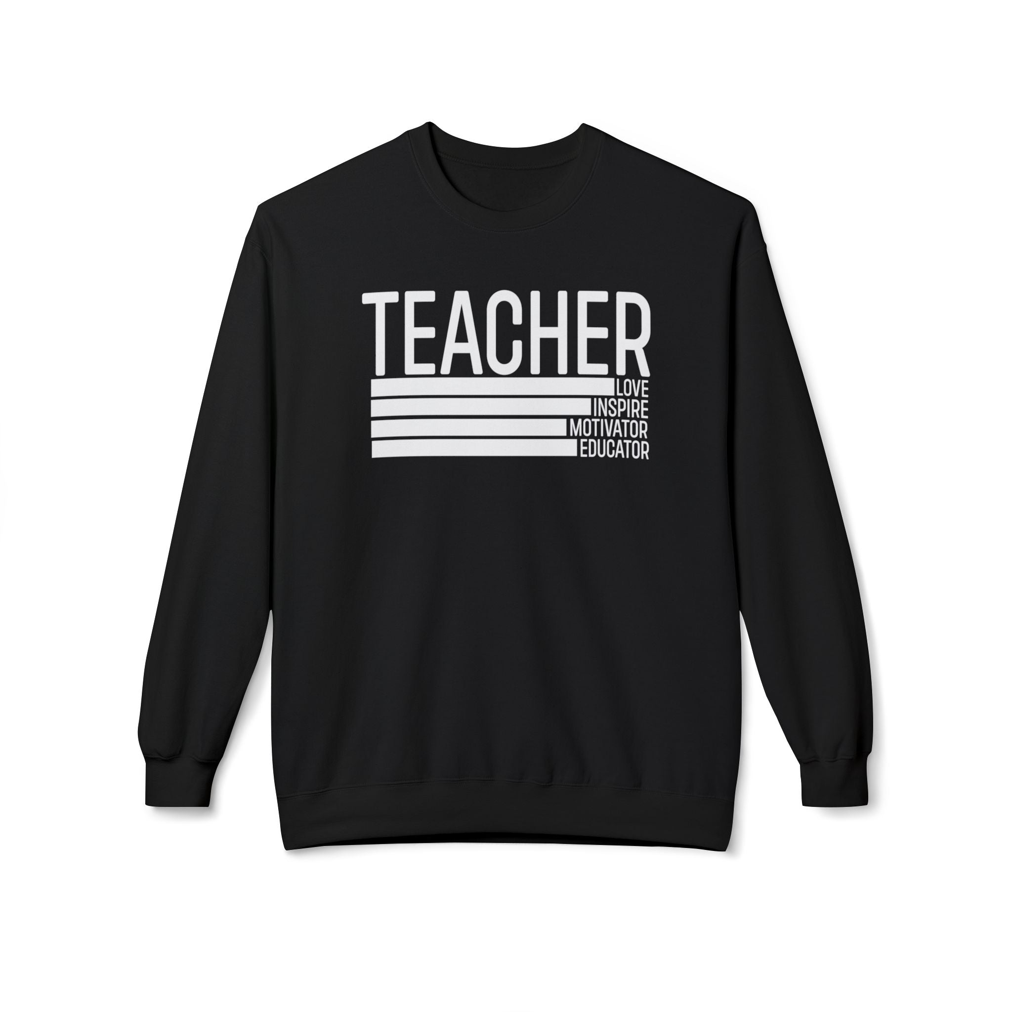 Teacher Midweight Softstyle Fleece Crewneck Sweatshirt