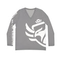 Women's Royal Sparrow Long Sleeve V-neck Shirt