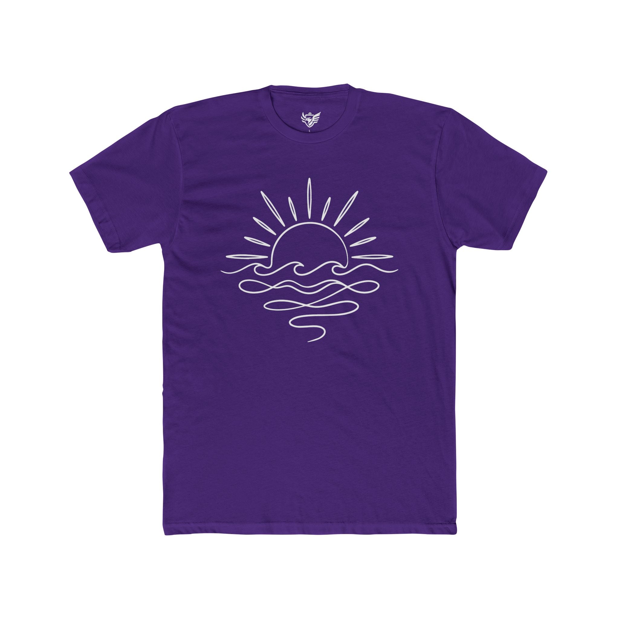 Sunny Sea Cotton Crew Tee