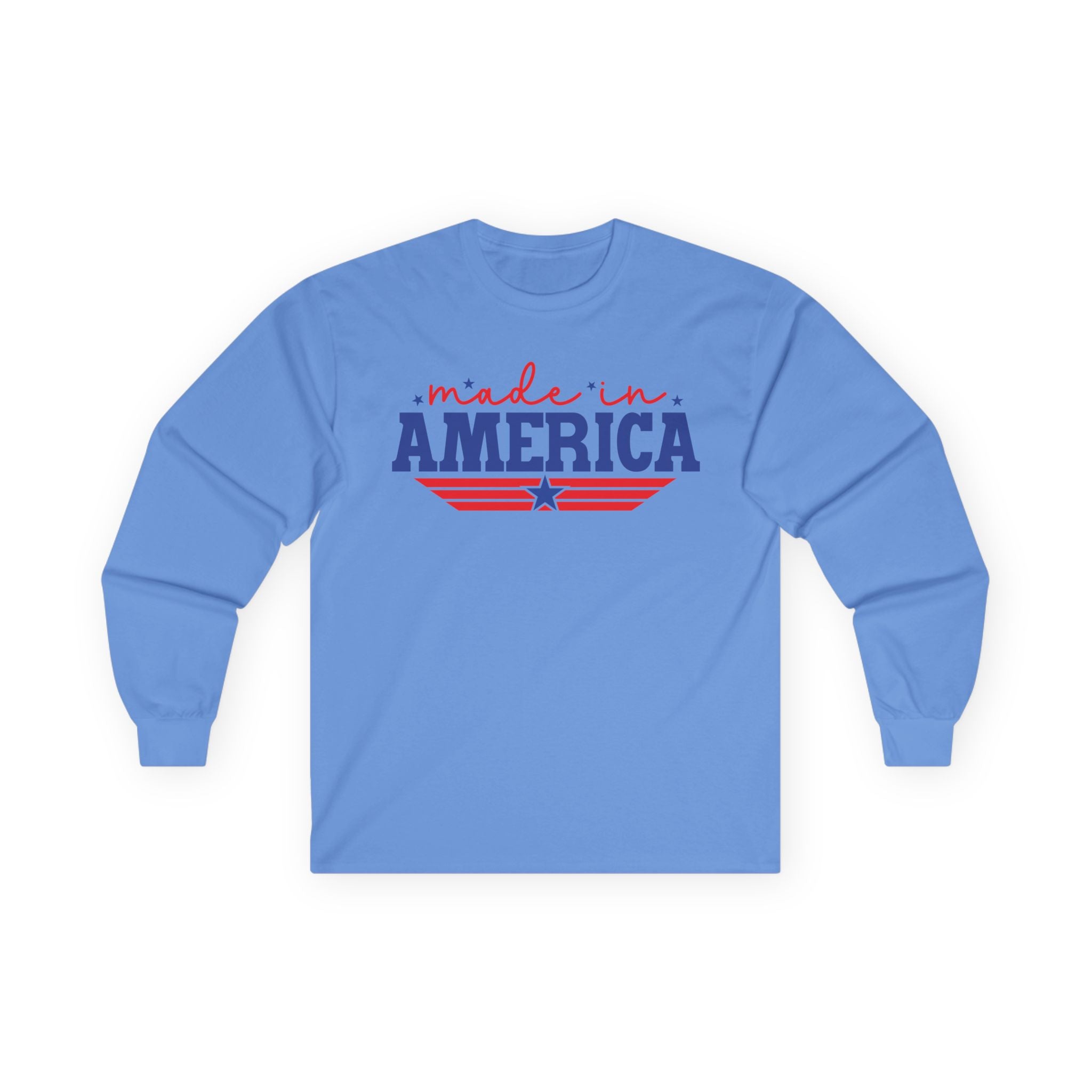 Made In America Cotton Long Sleeve Tee