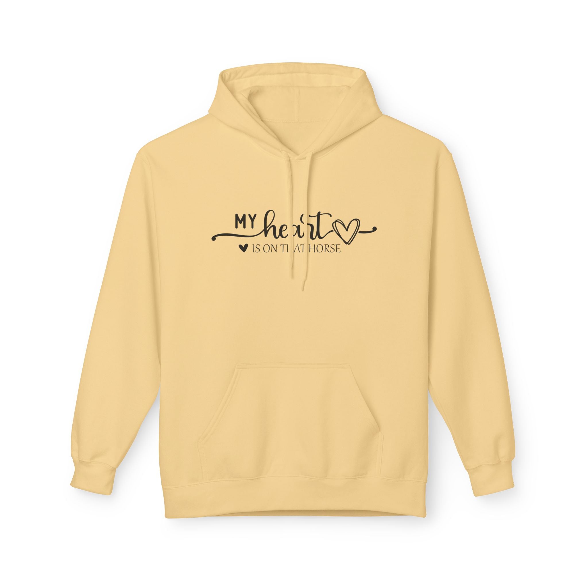 Heart on Horse Midweight Softstyle Fleece Hoodie