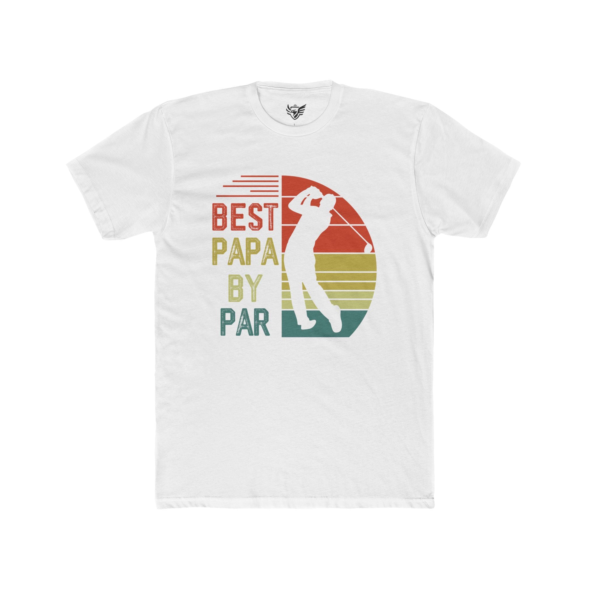 Best Papa By Par Cotton Crew Tee