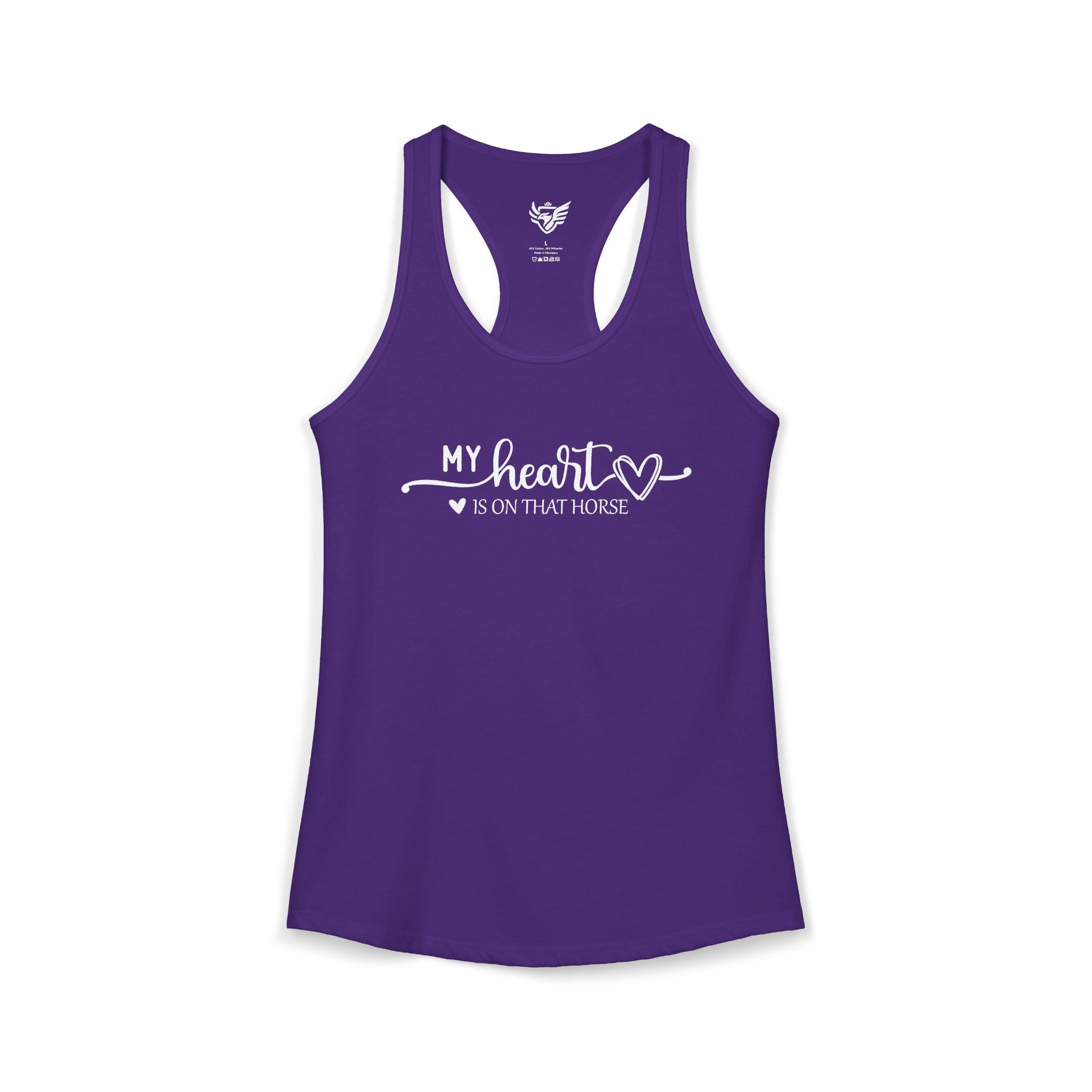 Heart on Horse Ideal Racerback Tank