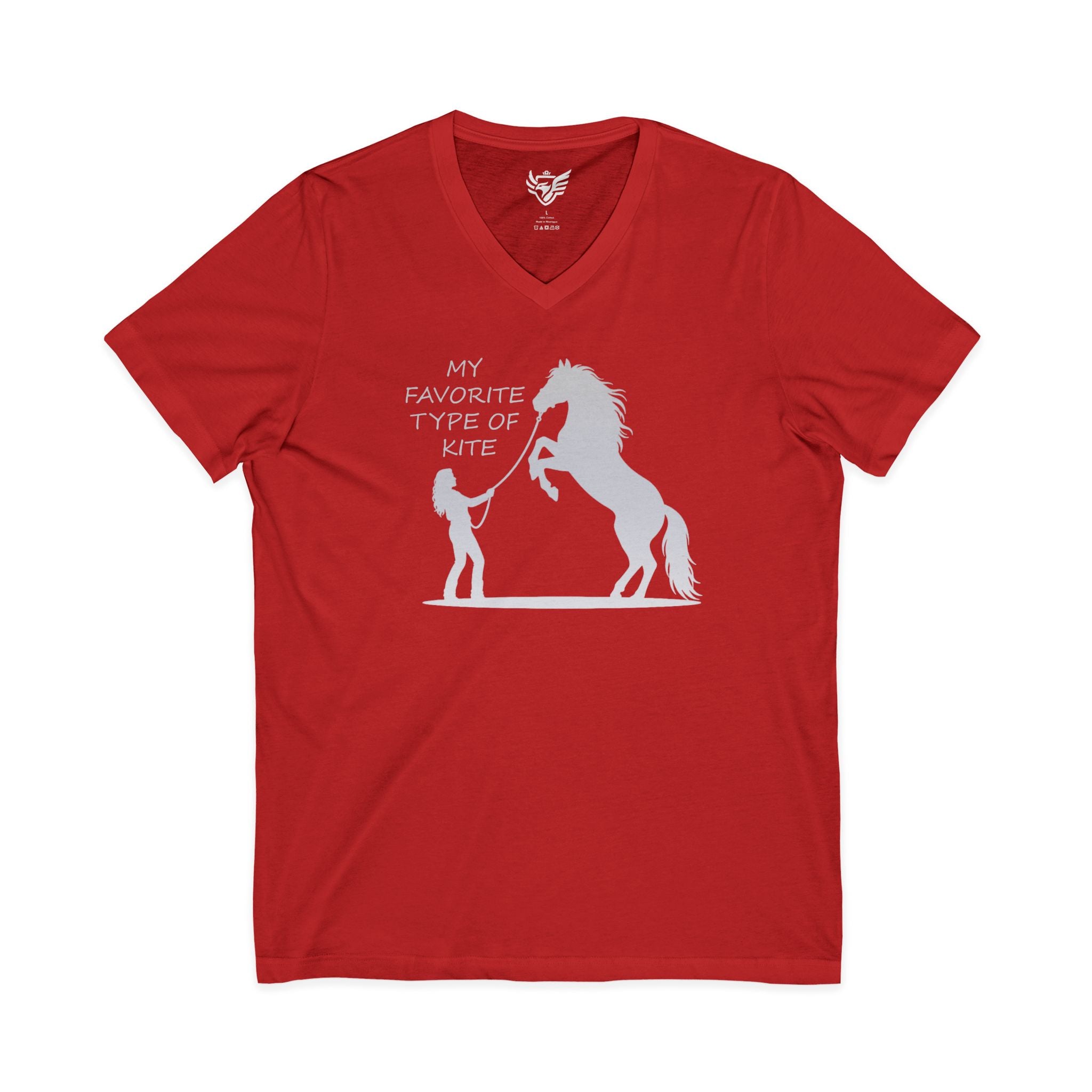 My Favorite Type of Kite Jersey Short Sleeve V-Neck Tee
