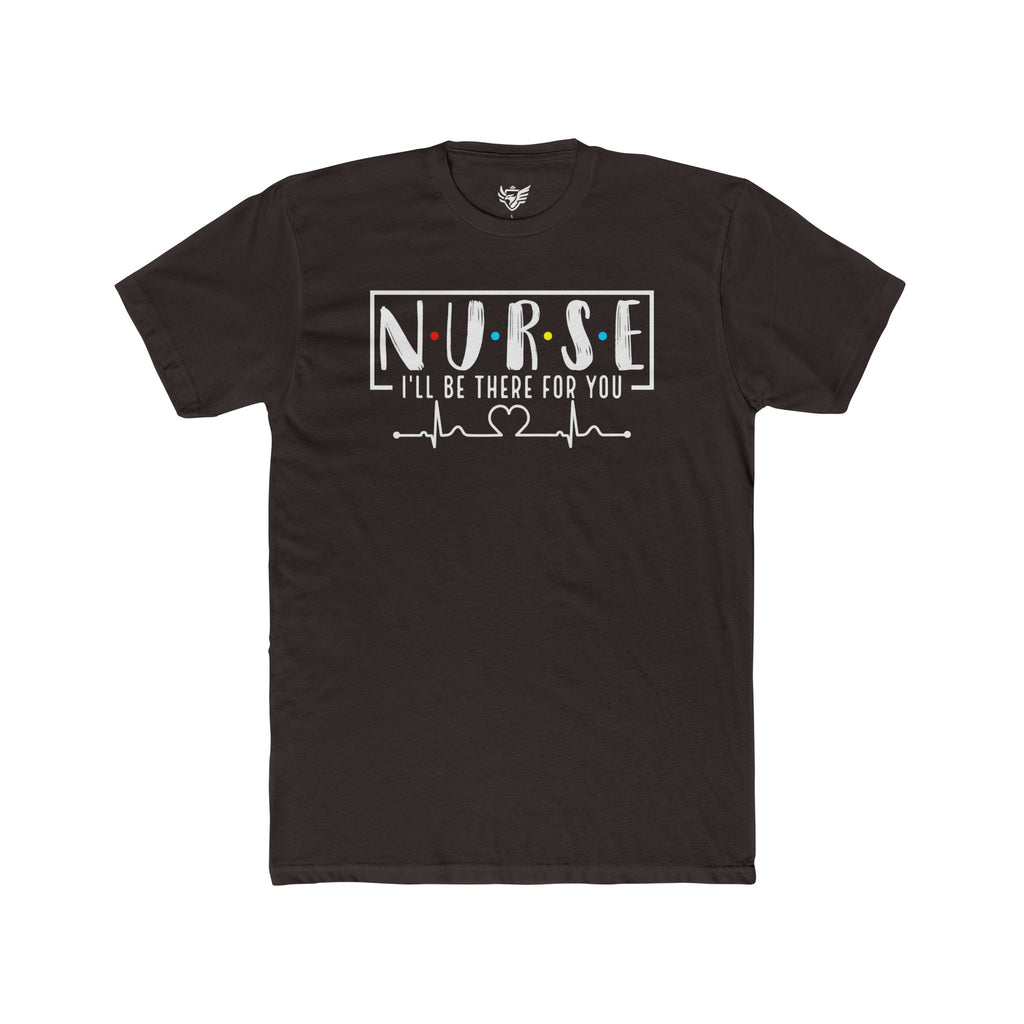 Friends Theme Nurse Cotton Crew Tee