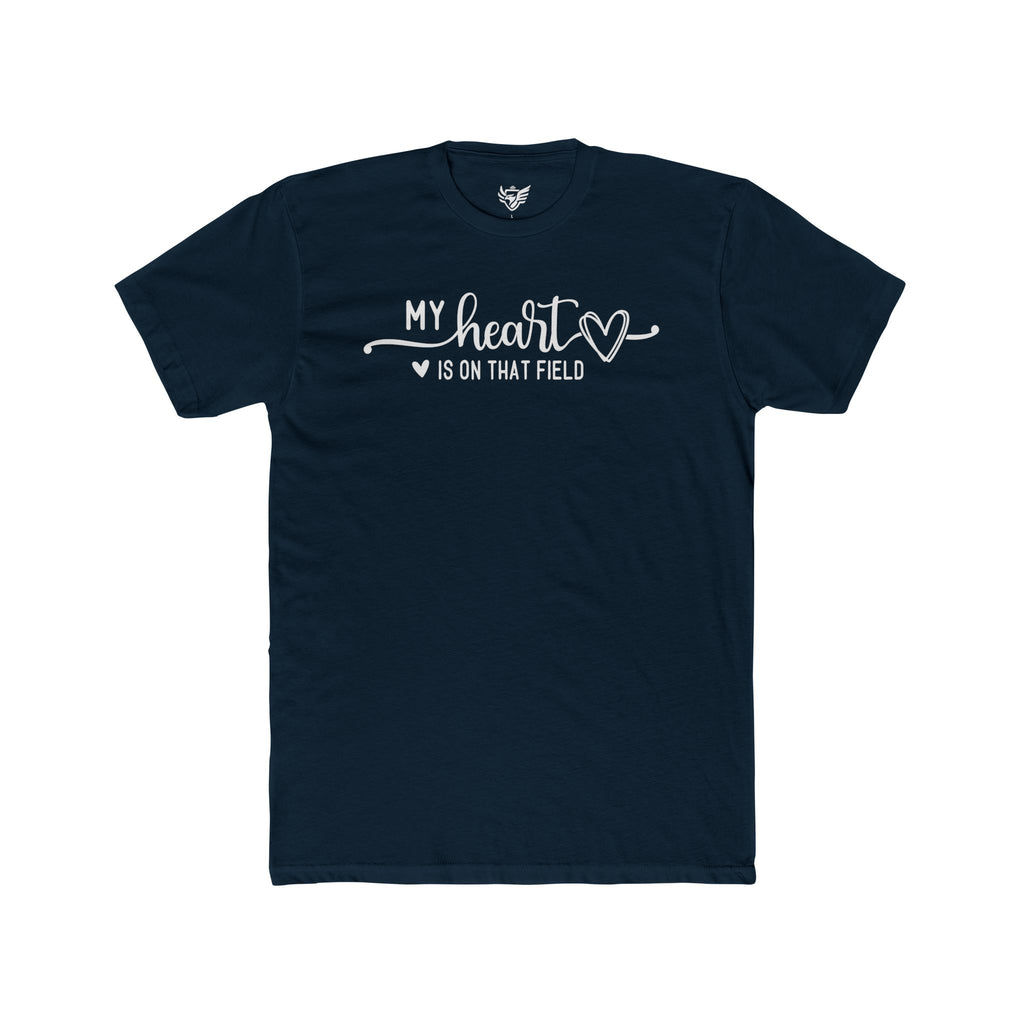 My Heart is on that Field Cotton Crew Tee