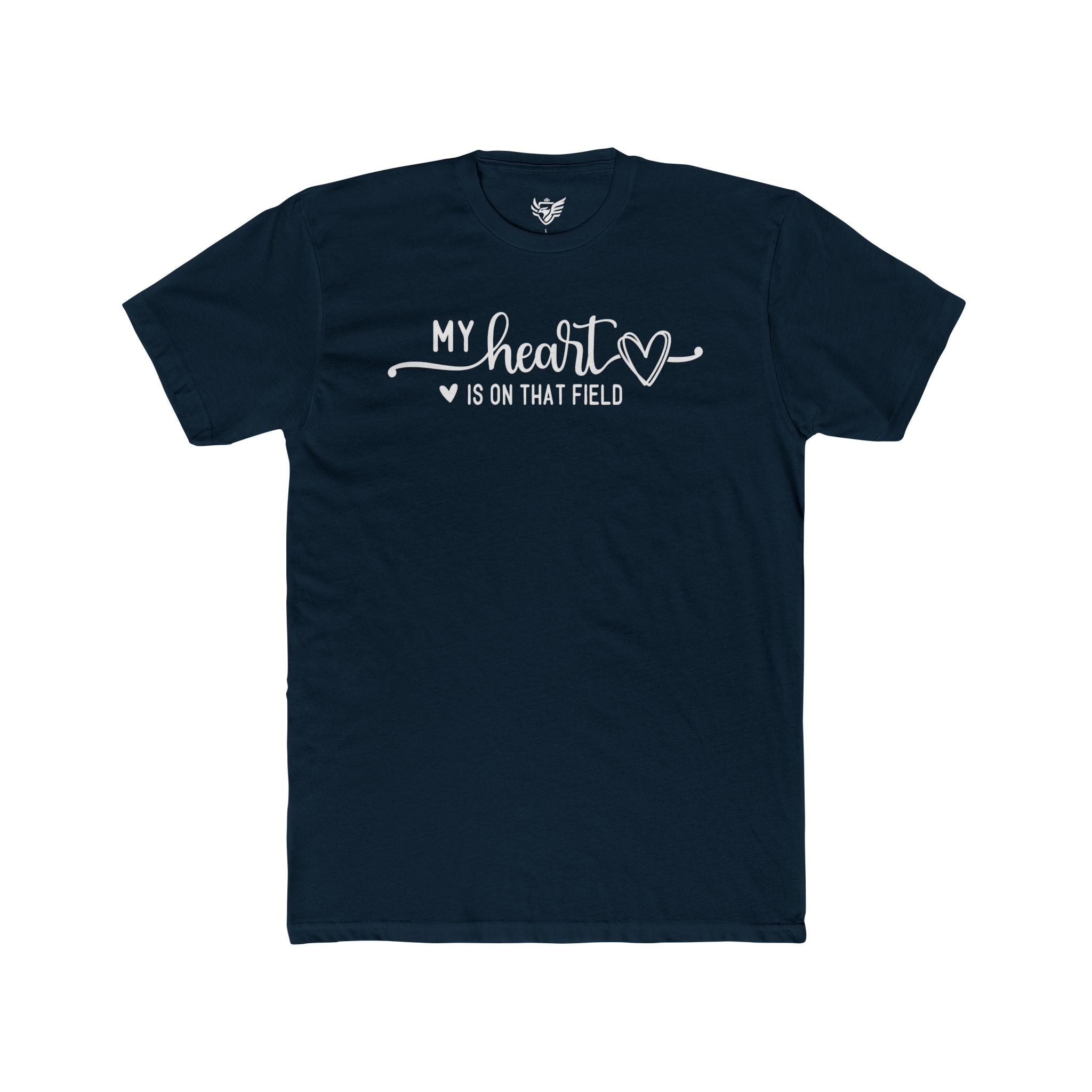 My Heart is on that Field Cotton Crew Tee