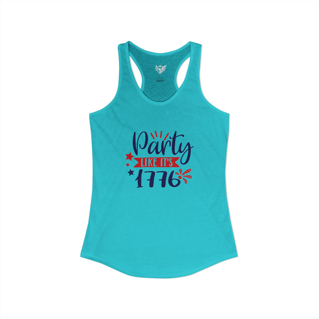 Party Like It's 1776 Ideal Racerback Tank