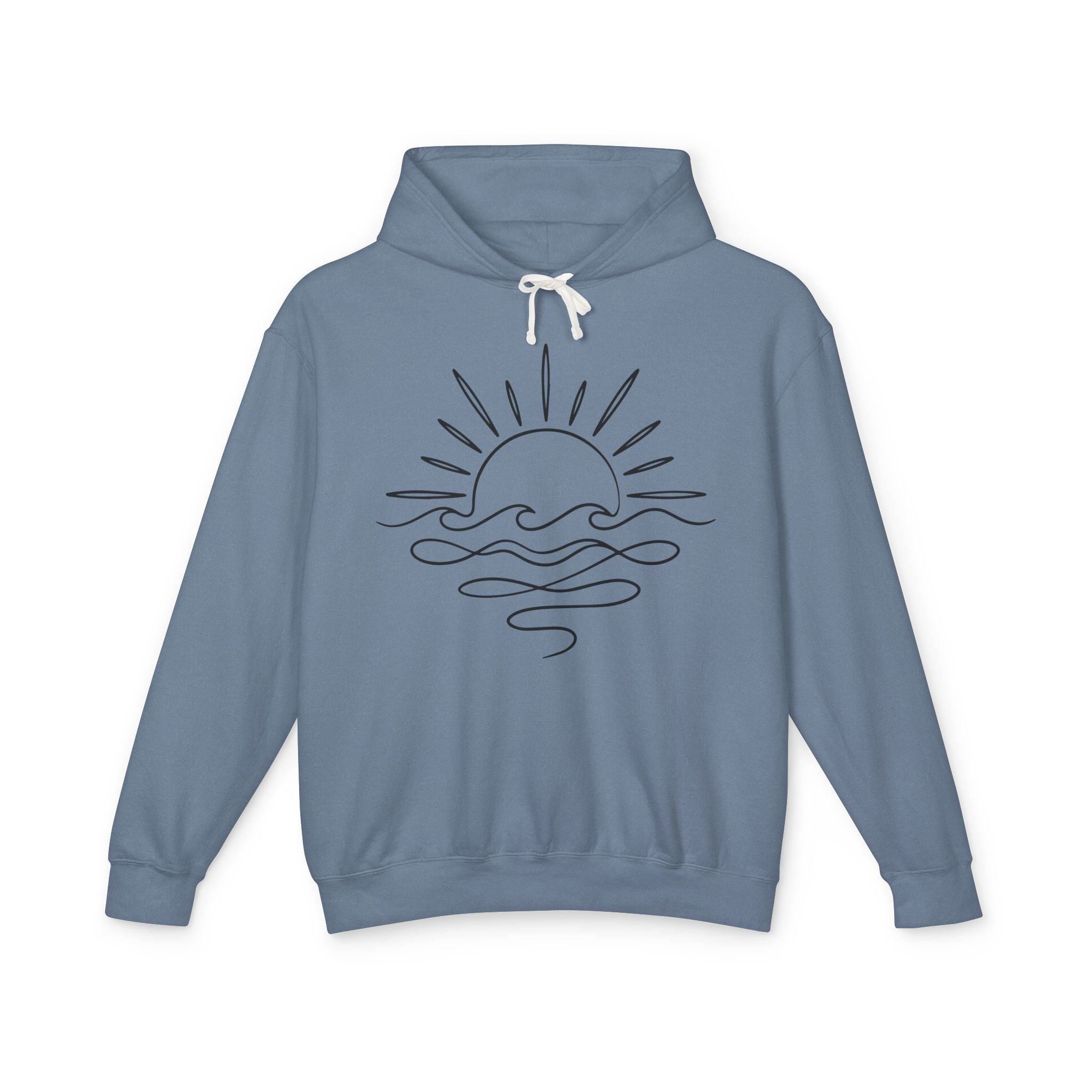 Sunny Sea Lightweight Hooded Sweatshirt