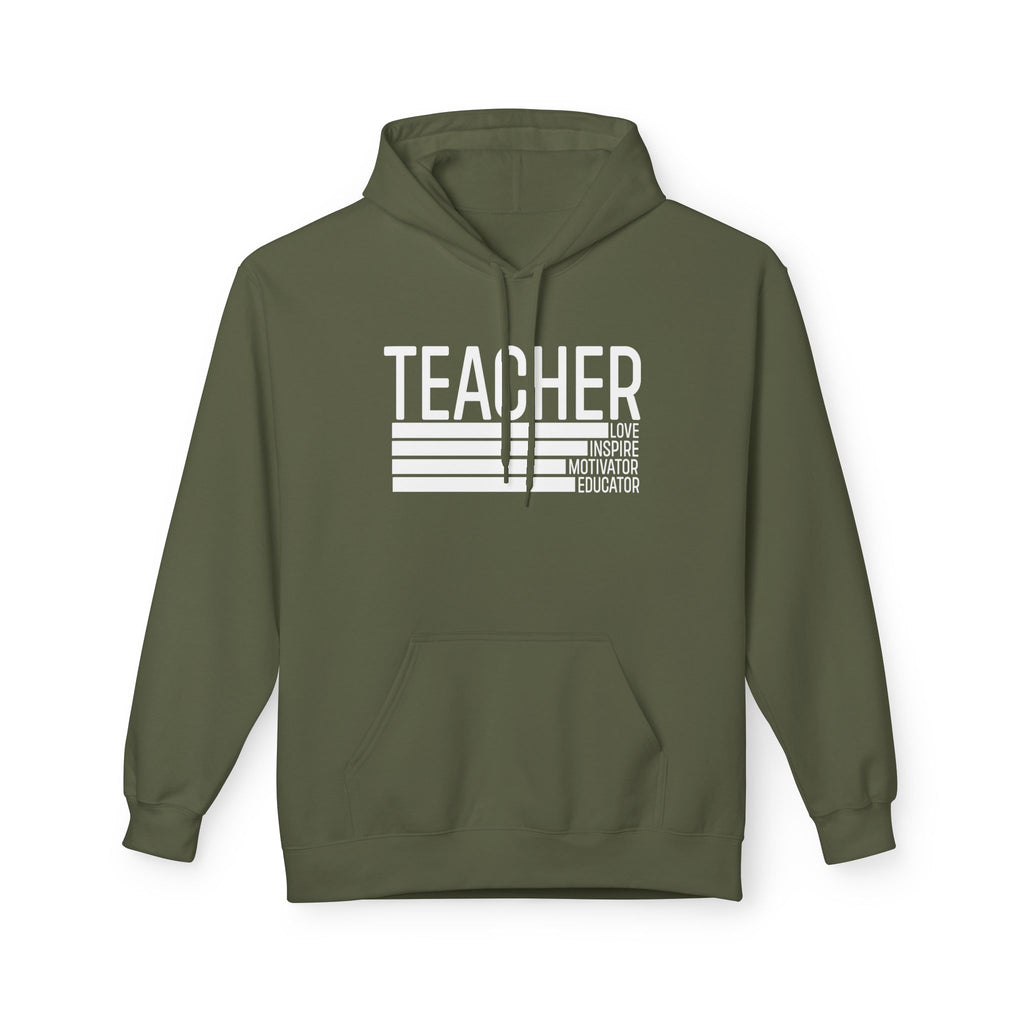 Teacher Midweight Softstyle Fleece Hoodie