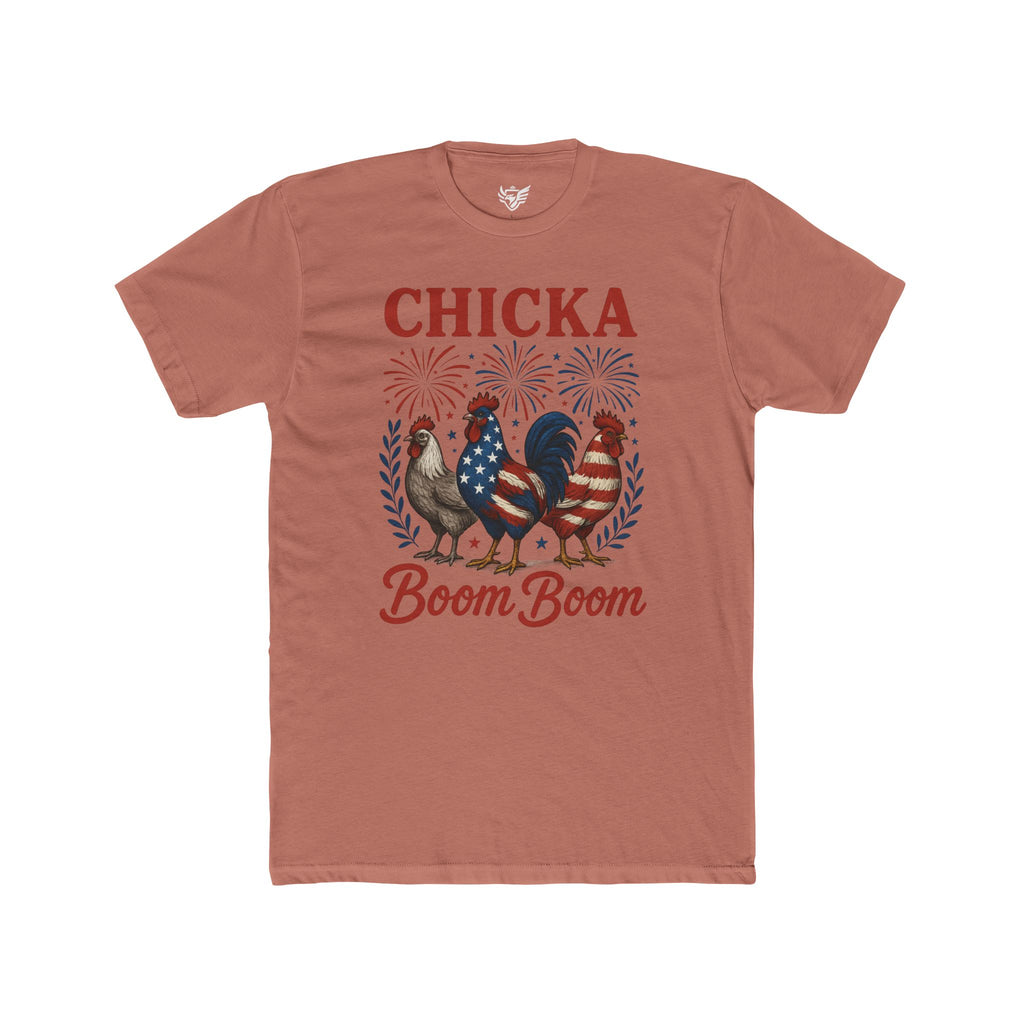 Chicka Boom Boom Cotton Crew Tee
