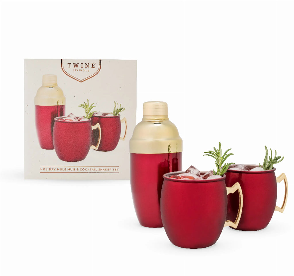 Red Mule Mug & Cocktail Shaker Gift Set